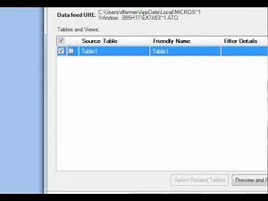 Importing SAP data for PowerPivot