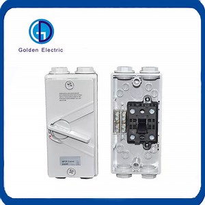 [Hot Item] Ukf IP65 2p 20A 35A 63A Waterproof Isolator Switch on off Switch Outdoor Use Isolation Switches