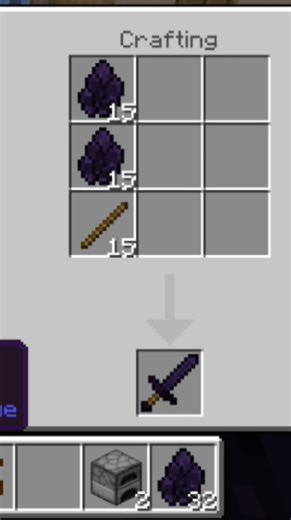 Making best obsidian tools and gear and weapons #minecraft