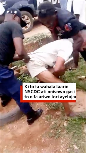 BBC News Yoruba on Instagram: "Àlàyé lórí ìdí tí àjọ NSCDC Ondo ṣe lo ìwà ipá pẹlu obìnrin tó pọnmọ sẹ́yìn àti ọkọ rẹ lórí ọ̀rọ̀ títa afẹ́fẹ́ gáàsì. BBC Yoruba ti lọ siluu Akure, nipinlẹ Ondo, nibi ti iṣẹlẹ ipa laarin awọn oṣiṣẹ ajọ NSCDC ati idile kan ti wọn n ta gaasi lagbegbe Saitn Luke, niluu naa ti waye. Ṣaaju ni fidio bi awọn oṣiṣe NSCDC ṣe n fi ipa wọ ọkunrin to n ta gaasi ọhun, Balogun Alaba, lati fi ṣikun mu. Lẹyin fidio naa ni ọpọ araalu binu, ti wọn si bẹrẹ si n bu ẹnu atẹ lu awọn oṣi
