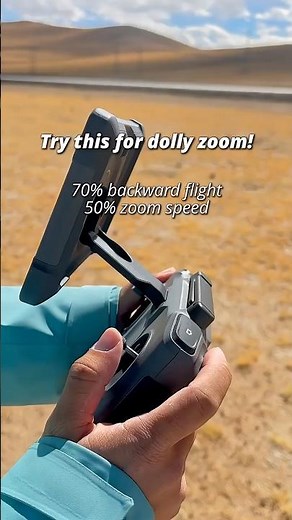 Master the iconic dolly zoom in 8 secs | Mavic 4 Pro