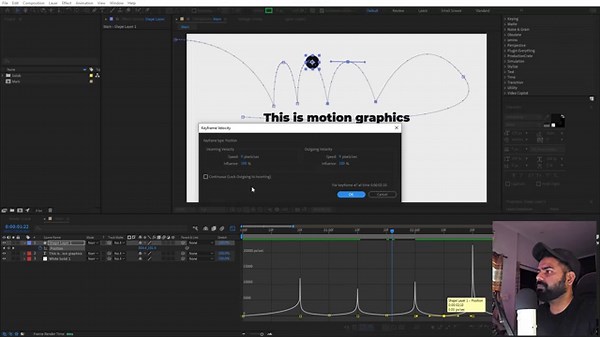 Minimal Circle Motion Graphics Text Animation in After Effects - After Effects Tutorial #2