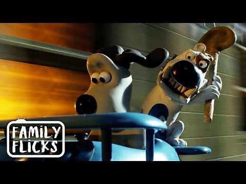 Dog Fight In the Sky | Wallace & Gromit: The Curse of the Were-Rabbit (2005) | Family Flicks