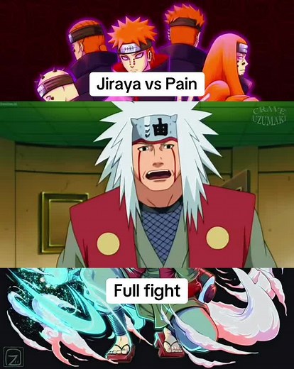 Jiraya vs Pain: La Batalla Épica de Naruto