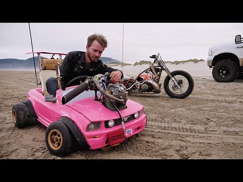 Barbie Car Turbo #2 Testing and Driving on the Oregon Coast 4K