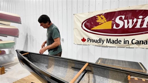 Have You Seen the New Cirrus Yet? This One is Sweet! Orders are starting to roll in for our new Cirrus solo canoe. The Cirrus has a neat history, and it's been so cool seeing paddlers mix its rich heritage with modern technology. This boat was made for our great customer and Swift supporter Martin, who is a big advocate for canoeing in the UK. Thanks to Martin and Canoe Shops UK for letting us showcase this beauty! | Swift Canoe & Kayak