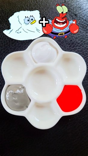 The SpongeBob Movie color mixing (part 2) . . . #spongebob #spongebobsquarepants #colormixing #asmr #satisfying | Wolf.relaxing