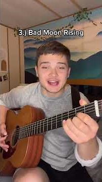 5 easy acoustic riffs #shorts