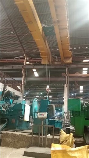 over head crane at work