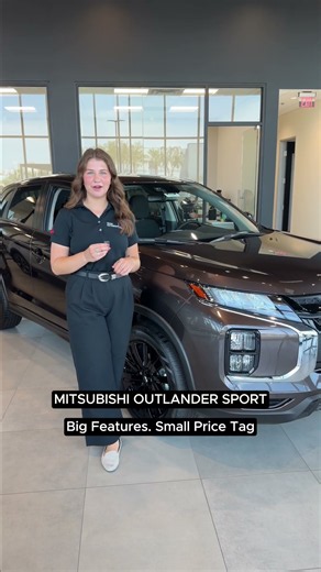 Big Features. Small Price Tag. Mitsubishi Outlander Sport.
