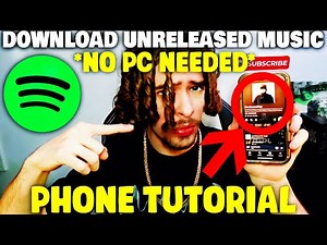 How To Download Unreleased Songs on iPhone/Android w/ Spotify Files! (No PC!)