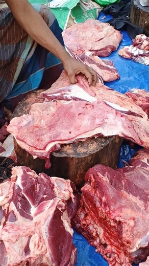 Cow Meat Cutting Step by Step | Real Butcher Skills 🥩🐄 #HalalMeat #BeefCutting #ButcherSkills #Meat