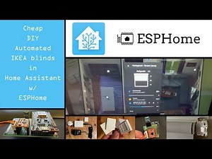 Automated/motorized IKEA Fridans roller blind (ESPHome/Home Assistant and manual controls)