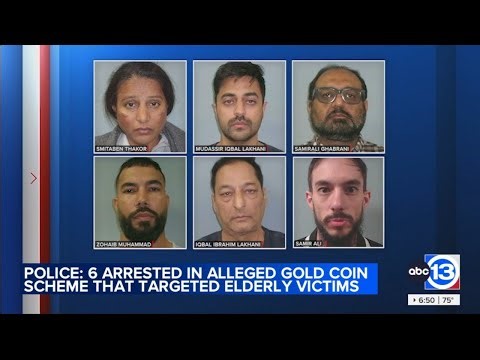 Six arrested in gold coin scheme targeting seniors, Friendswood PD says