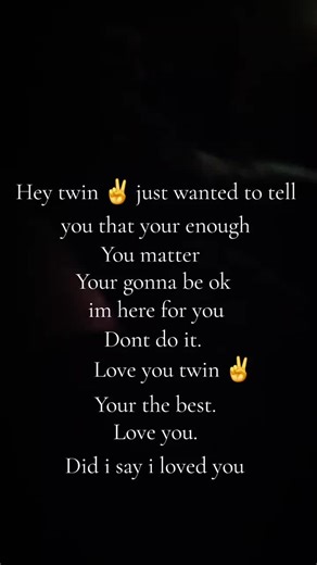 You Matter: A Message of Love and Support