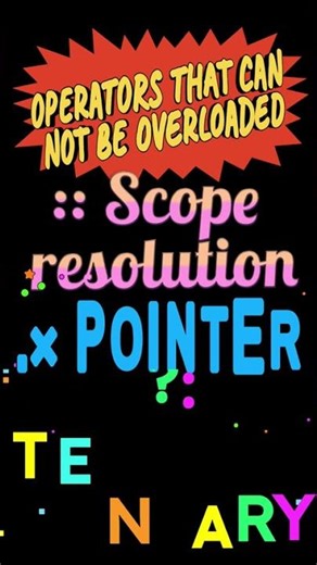 C++ Operator Overloading: Non-Overloadable Operators Explained #c++ #programming #tutorial