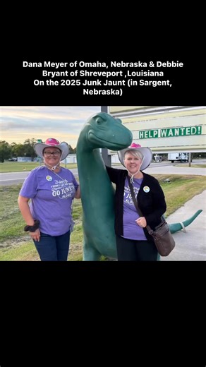 Dana Meyer of Omaha, Nebraska & Debbie Bryant of Shreveport ,Louisiana On the 2025 Junk Jaunt (in Sargent, Nebraska) Nebraska's Junk Jaunt | Midwest Media by Melanie