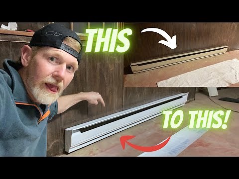 Quickly prep, paint and refinish your baseboard heat and get a smooth finish!