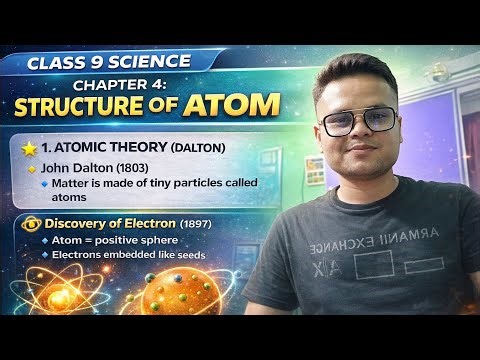🔥😊Structure of Atom ⚛️ Full Chapter | Class 9 Science Chapter 4 | 2026 Exam Special 📚#class9science