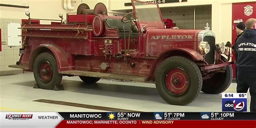 Appleton Fire Department restores their first 1928 Seagrave Fire Truck