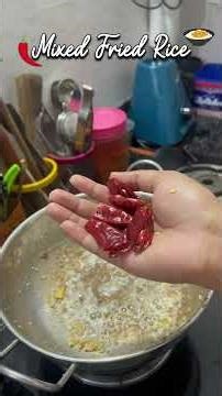 My Fav 🍲MIXED FRIED RICE🌶 Recipe #food #friedrice #schezwanfriedrice