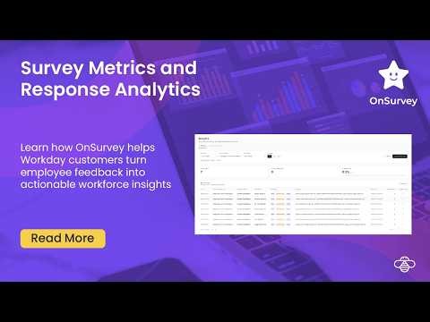 OnSurvey Demo: Survey Metrics & Response Analytics