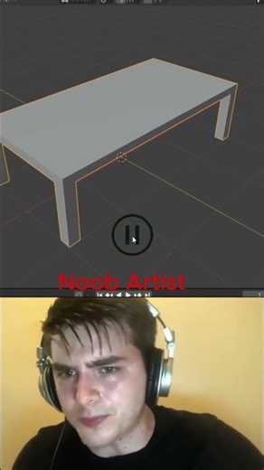 Beginner vs Professional making table | Blender