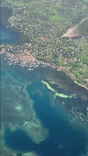 "Stunning Aerial View of Port Moresby 💙 Reefs & Skyline #papuanewguinea #airnewGuinea
