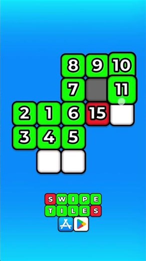 Swipe Tiles Impossible level🤯#puzzle #puzzlegame #onelinedrawing #connectnumbers #challenge #iqtest