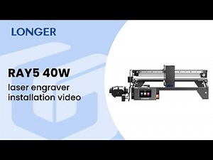 Ray5 40W laser engraver installation video