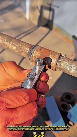 Removing a Broken Faucet Thread Using an Extractor Tool for Easy Repair #dailywork