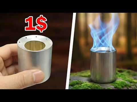 No Tools Needed 😱 This $1 Alcohol Stove Is Insanely Powerful! 🔥