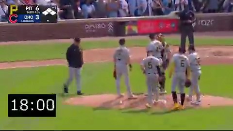 “I’m a goofy guy… I don’t want to fall” 🤣 Bill Murphy on one the reasons for his slow walk to the mound lol!