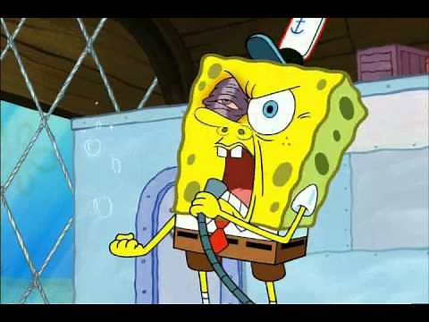 Spongebob Squarepants Really Likes Football