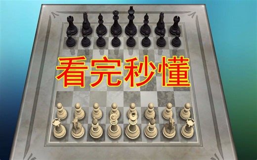 看完这个视频，你将立即解锁国际象棋的技能