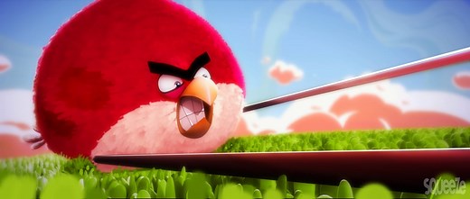 Angry Birds 3D Animation Test by Squeeze Studio Animation