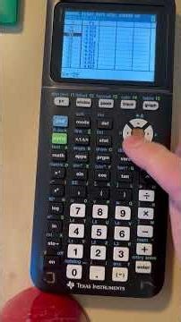 TI-84 Use Table Feature Find Horizontal Asymptote