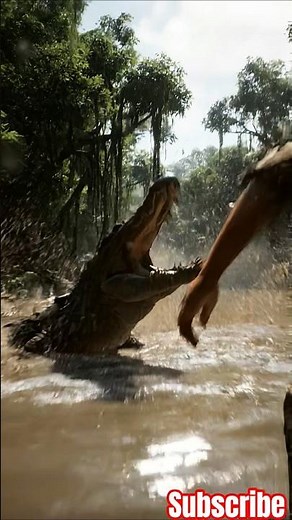 8 Seconds of Pure Tension: Croc Encounters a Kayaker | Crocodile vs Human being| Trending