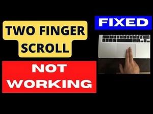 Two finger scroll not working on Laptop Windows 11 / 10 Fixed