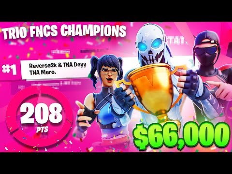 How Reverse2k *WON* FNCS Grand FINALS $66,000.. (ft. Deyy & Mero)