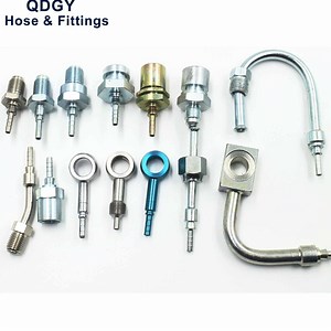 [Hot Item] DOT Saej1401 Fmvss106 Automotive Stainless Steel Braided Brake Hose Line Pipe End Fittings