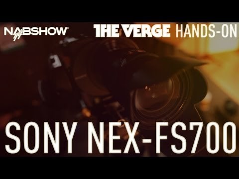 Sony NEX-FS700 hands-on