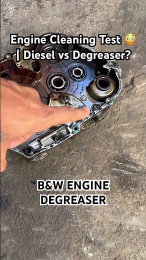 Engine Cleaning Test 😳 | Diesel vs Degreaser?