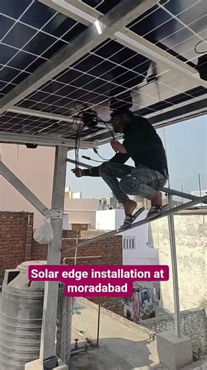solar edge installation in Moradabad