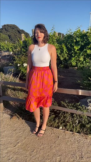 Did I mention this pattern doesn’t use a zipper? 🤭 The Midi Skirt sewing pattern is the perfect summer project—beginner-friendly with an elastic waistband loads of style. 💗 Sizes 00–30 🧵 Step-by-step sew-along video included 📂 Digital download: print-at-home, projector file, A0 print shop option Fabric it loves: breezy linens, silky charmeuse, or drapey cotton blends. Available now on my website & in my @etsy shop! #sewingpattern #sewing101 | These Days