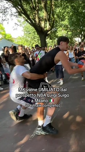 È SUCCESSO DAVVERO. MK vs Luigi Suigo!!😳🏀 #basket #basketitalia #nbaita #nbaitalia #mk