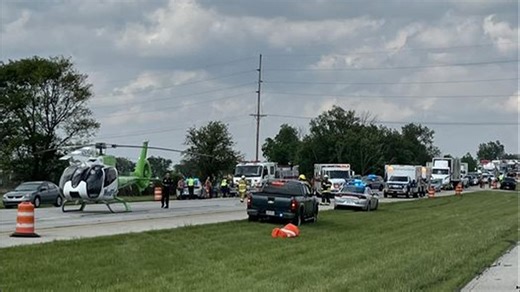 I-71 South in Fayette County reopens after 4-vehicle crash; multiple reported injuries