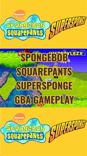 SpongeBob SquarePants SuperSponge GBA Gameplay 🧽