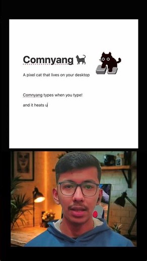 He Used Only AI to Build a Virtual Cat Pet for His Desktop.#ai #coding #technews