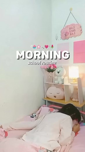 school morning routine🍓 #grwmforschool #vog #minivlog #schoolroutine #morningroutine